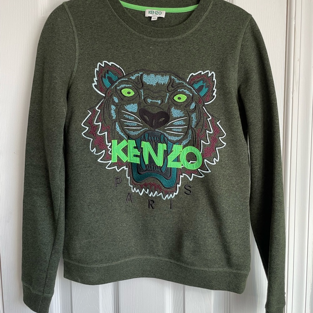 Kenzo Classic Tiger Sweatshirt Green